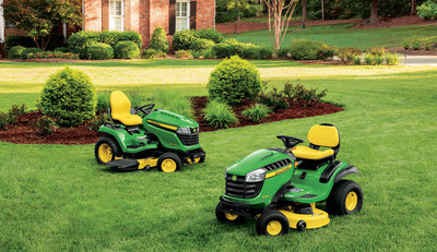 The John Deere S240 Sport and X590 Select Series(TM) are just two of several new mowers that can help give time back to your weekends this mowing season. Visit JohnDeere.com/Residential to learn more.