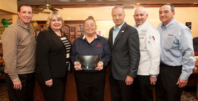 The National Restaurant Association reached a new milestone by issuing its 6 millionth ServSafe certification, underscoring its place as the number-one food safety training program in the United States and abroad.Friendly's manager Errin Davis, who started her career as a server in 1999, earned her certificate in Providence, Rhode Island. The National Restaurant Association and the RI Hospitality Association recognized Errin's achievement and the company's commitment to food safety at a recent ceremony at the restaurant.