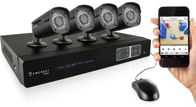 Amcrest HD 720P/1080P HD-CVI Secrity Systems - Kit features easy DIY assembly. SIMPLE, RELIABLE, SECURE.