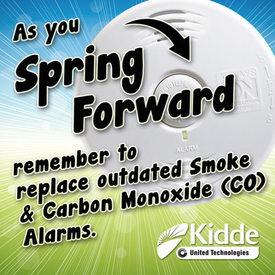 As Americans prepare to "spring forward" to daylight saving time this weekend, Kidde reminds you to replace outdated smoke and carbon monoxide (CO) alarms.