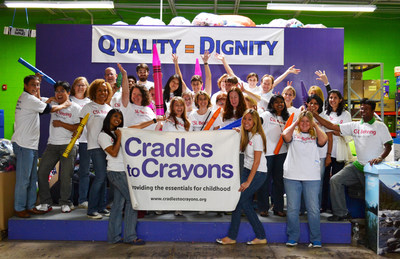 CSL Behring employees take time out from their work day to package clothes, shoes, books, toys, baby safety equipment and school supplies for thousands of children in the Philadelphia area as part of the Cradles to Crayons program. Cradles to Crayons is one of many charitable programs supported by CSL Behring and its employees throughout the year.