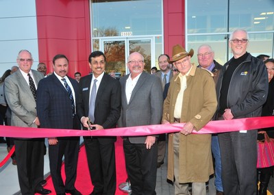 From Left to Right: Monte McCormick, Board Treasurer, Boys & Girls Clubs of San Antonio; Fred DePerez, Regional Vice President, Nissan North America; Umer Khawaja, Owner, General Manager, Nissan of Boerne; Judge Darrel Lux; Donald W. Allee County Attorney, Kendall County, Texas; Jeff Thompson, Deputy City Manager & Economic Development Director