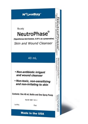 NeutroPhase is the only skin and wound cleanser to contain Neutrox, a patented and pure form of hypochlorous acid that contains no bleach impurities.