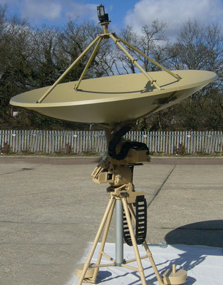 TCS' Deployable X/Y Antenna System for Tracking Low-Earth and Medium-Earth Orbit Satellites