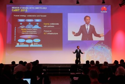 Mr. Ryan Ding presented at Huawei Press Conference Keynote