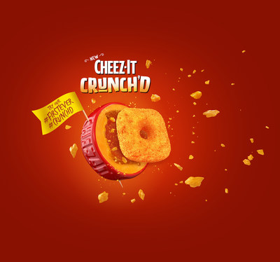 Cheez-It is making its first ever appearance in the chip aisle by introducing Cheez-It Crunch'd, its first ever cheesy puff.