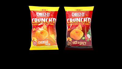 Cheez-It is making its first ever appearance in the chip aisle by introducing Cheez-It Crunch'd, its first ever cheesy puff. Crunch'd is offered in two wickedly delicious flavors, including Cheddar Cheese and Hot & Spicy.