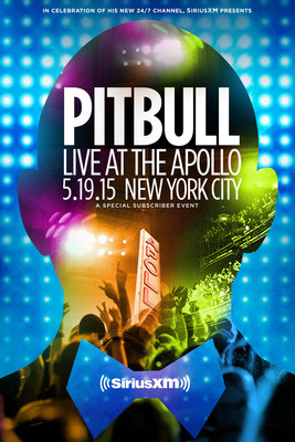 Pitbull Celebrates Launch of His SiriusXM Channel with Private Concert at the Apollo Theater