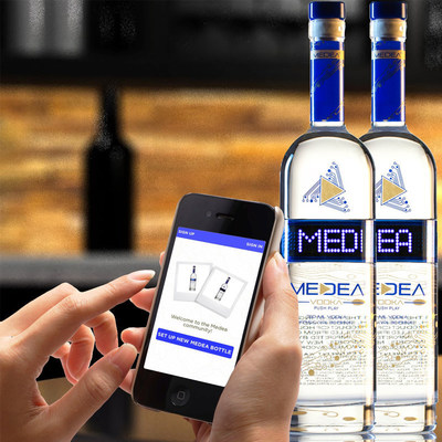 MEDEA Vodka using Apple's iBeacon Bluetooth technology