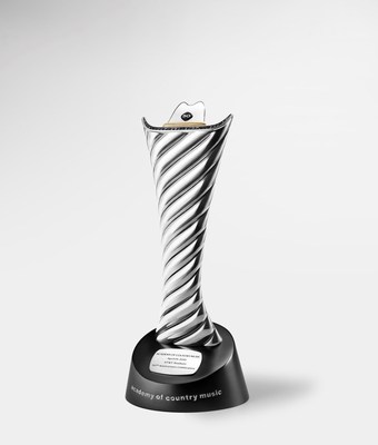 The 50th Anniversary Milestone Award trophy designed by David Yurman for the 50th Academy of Country Music Awards. Photo Credit: Courtesy of David Yurman