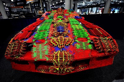 3D Printed Camaro Art Car pigment fused deposition transfer