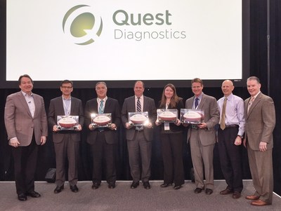 Quest Diagnostics recognized five companies for their contributions to Quest while displaying behavior consistent with the company's values. The awards were given during a meeting which brought together senior executives from over forty key suppliers.