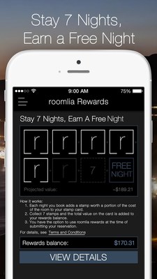 roomlia(R) Rewards - The Fastest Way To Earn A Free Night!