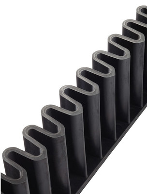 For specialized solutions, S-Wall is the latest in a long line of industry leading innovations introduced by PHOENIX. The corrugated sidewall belts are suitable for vertical conveyance at angles up to 90 degrees.