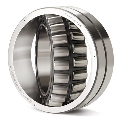 A new line of high-performance Timken(r) spherical roller bearings includes steel cages.
