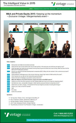 VIDEO NOW AVAILABLE: M&A experts answer 12 questions on the current business environment for mergers and acquisitions.
