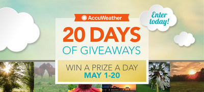 AccuWeather 20 Days of Giveaways Sweepstakes on Facebook