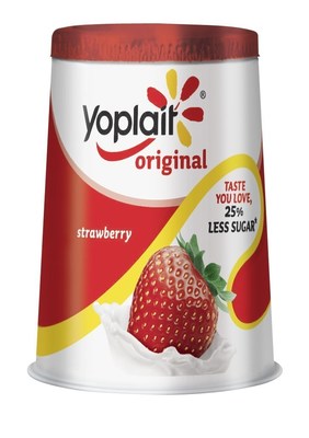 Yoplait(R) Original reduces sugar content by 25 percent with no artificial sweeteners or flavors; maintains great taste, provides 20 fewer calories and 1 additional gram of protein