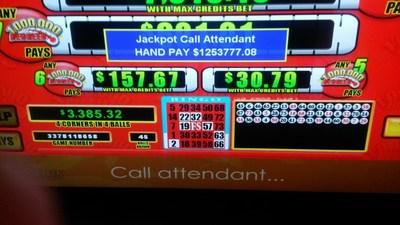 Bally's Million Degrees Machines has Million Dollar Payout at Wind Creek Atmore