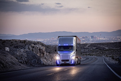 Freightliner Inspiration Truck Unveiled at Hoover Dam. First Licensed Autonomous Commercial Truck to Drive on U.S. Public Highway