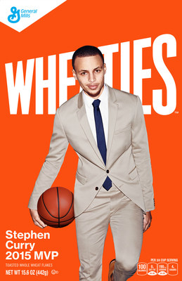 Wheaties today welcomes pro basketball MVP Stephen Curry to the Team Wheaties family with a new limited-edition box available in stores in June. A proven all-star on and off of the court, Curry's leadership and performance cemented his "Breakfast of Champions" honors on the Wheaties box.