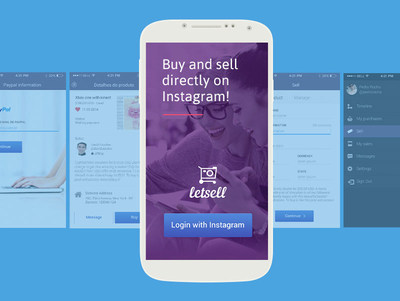 "Letsell: buy and sell directly on Instagram!"