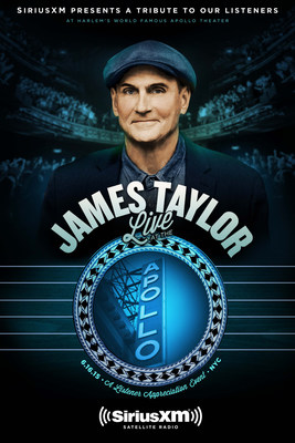 SiriusXM Presents Legendary Singer/Songwriter James Taylor Live at the Apollo Theater