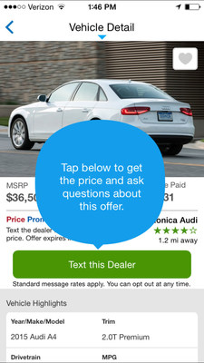 Edmunds Mobile Car Shopping App Now Lets You Send a Text to the Dealer