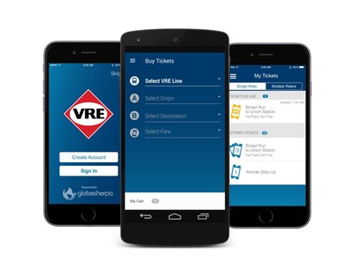 Virginia Railway Express Mobile app, available for free from the Apple and Android app stores, allows riders to buy and use fares anywhere, anytime right from their smartphone. The app supports all fares, SmartBenefits transit benefits, reduced fares, and Amtrak Step Up tickets.