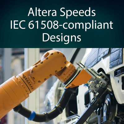 Altera Corporation addresses safety mandates in industrial and manufacturing settings with its new Functional Safety Data Package 3. The solution, aimed at systems designers using Altera field programmable gate arrays, provides T?V Rhineland-certified tool flows, IP and devices including Cyclone V FPGAs, enabling faster time for market for industrial safety solutions to IEC 61508 up to Safety Integrity Level 3 (SIL3).