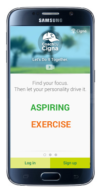 Coach by Cigna app available on Samsung Galaxy S6 & Edge