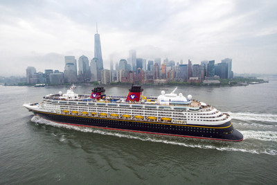 Disney Cruise Line Returns to New York (May 18, 2015) Today, the Disney Magic arrived in New York City as part of a transatlantic crossing to kick off a summer season in Norway and Europe. Disney Cruise Line was in New York City to announce the Disney Magic will return to New York in fall 2016, with sailings visiting the Bahamas, Disney's private island Castaway Cay and stops at Port Canaveral that include a visit to Walt Disney World. (Chloe Rice, photographer)