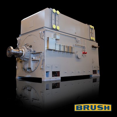 The Brush Group's  turbogenerator, boosting generator performance with ANSYS simulation technology.