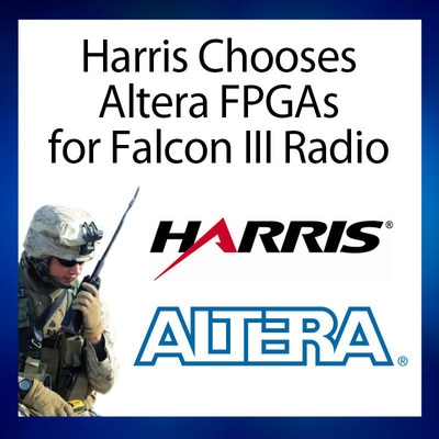 Harris chose Altera Cyclone V FPGAs to implement the Harris Falcon III Wideband Tactical Radio's modem and cryptography functionality. Altera's Cyclone V FPGAs offer low power, small packaging and quick time-to-market, enabling Harris to deliver a smaller, lighter secure radio with a significantly longer battery life, ideal for demanding military field operations.