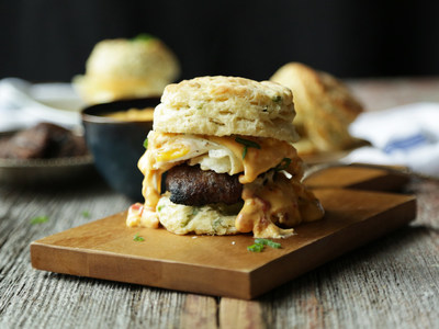 Chef Billy Parisi and ConAgra Foods take on summer grilling with Grilled Egg, Sausage and Queso Breakfast Sandwiches