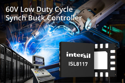 Easy-to-use ISL8117 eliminates need for intermediate power conversion stage in industrial applications