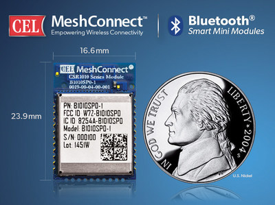 CEL's MeshConnect B1010 series of Bluetooth Smart Mini Modules