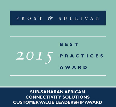 2015 Sub-Saharan African Connectivity Solutions Customer Value Leadership Award