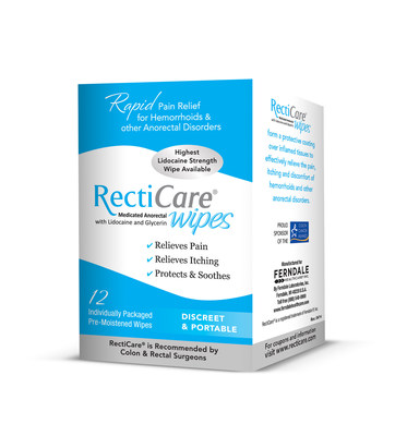 RectiCare(R) Medicated Anorectal Wipes