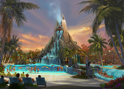 Universal Orlando Resort is bringing to life an entirely new water theme park experience - Volcano Bay at Universal Orlando Resort. It will join Universal Studios Florida and Universal's Islands of Adventure and become the resort's third incredibly immersive park, opening in 2017. (C) 2015 Universal Orlando Resort. All rights reserved.