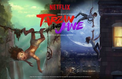 Netflix original Edgar Rice Burroughs(TM) Tarzan and Jane (TM) follows the adventures of Tarzan and Jane from the African jungle to an urban jungle, bringing a modern take to a classic tale.