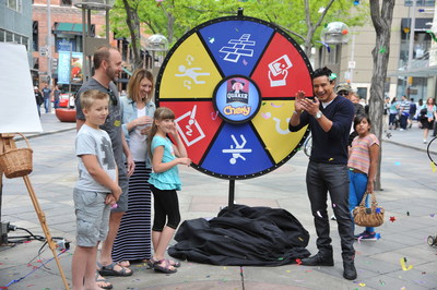 Mario Lopez teams up with Quaker Chewy to celebrate Denver - America's Most Playful City for Families - and surprises residents with fun games to show America just how playful the city really is. Denver, May 17, 2015