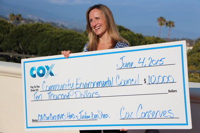 Jordan benShea named California's 2015 Cox Conserves Hero
