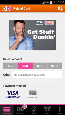 Dunkin' Donuts Guests Can Now "Get Stuff Dunkin'" With Visa Checkout