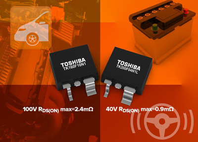Toshiba's new automotive N-channel power MOSFETs are targeted to applications including electric power steering (EPS), DC-DC converters, motor drivers and load switches.