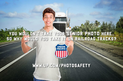 You wouldn't take your senior photo here. Why would you take it on railroad tracks?