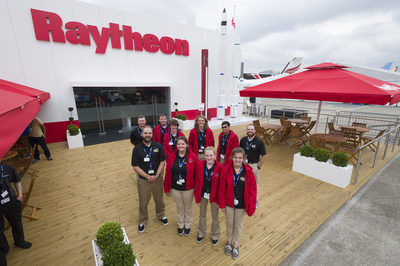 International Rocketry Challenge champions from Russellville City Schools in Russellville, Ala., visit the Raytheon Company chalet at the Paris Air Show. Raytheon sponsored the team's trip to Paris to compete against teams from France and the UK for the title of world champions. "Rocketry requires a strong command of math, a solid foundation of physics and a tremendous amount of patience and determination," said Raytheon Chairman and CEO Thomas A. Kennedy. "The achievement of these competitors deserves a global stage, and we hope to show other students around the world that hard work and a love for science can lead them to great things."