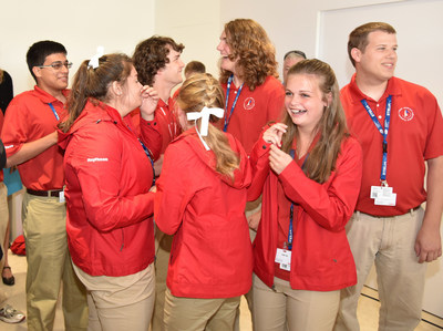The International Rocketry Challenge champions, RCS Engineers from Russellville City Schools of Russellville, Ala., consist of Cristian Ruiz, 16; Niles Butts, 17; Andrew Heath, 17; Katie Burns, 13; Evan Swinney, 18; Cady Studdard, 14; and Chelsea Suddith, 15. "It was a great experience representing the United States and winning the international rocketry competition," said Andrew Heath, captain of the RCS Engineers. "It has been an honor to be part of me team and this year's program."