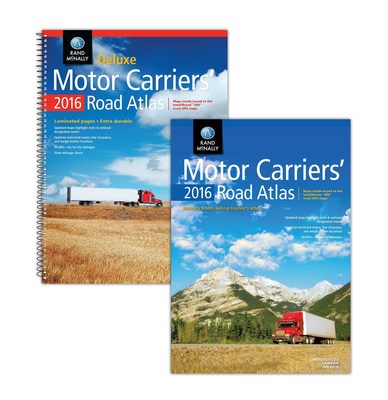 Rand McNally today released the 2016 edition of its #1-selling trucker's atlas, the Motor Carriers' Road Atlas. The printed atlas has served over-the-road professional drivers for more than 30 years.