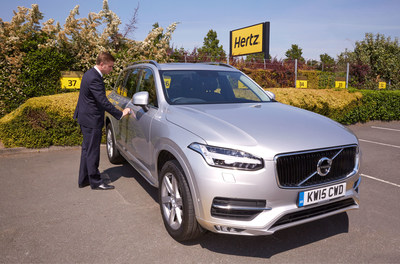 Hertz is the first car rental company to offer the all-new Volvo XC90 for rent in the UK.